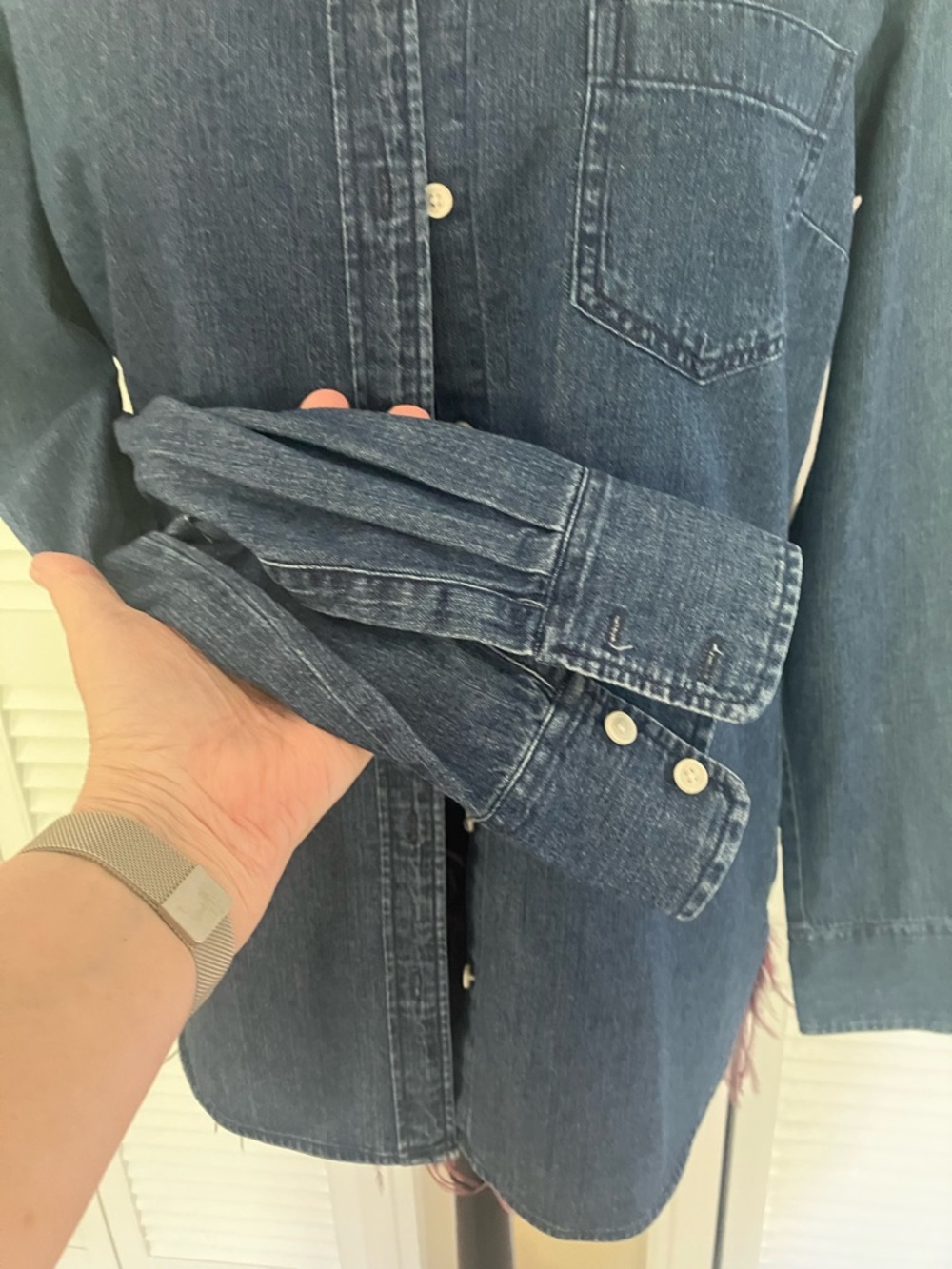 J. Crew Re-Imagined Denim Shirt - Picture 3 of 11
